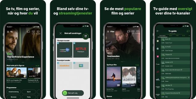 YouSee's streaming-app YouSee Tv & Film, som den præsenteres i Apples App Store. Klik på billedet for at få det vist større. 
