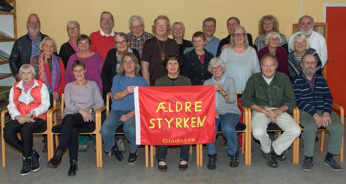 Deltagere i Ældrestyrkens møde torsdag den 27. oktober 2016 i Seniorklubberne. Foto: Carl Christian Lauridsen. 